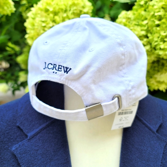 ๐๏ธ J.Crew X PFLAG Rainbow Oars White Baseball Cap Hat - Picture 3 of 4
